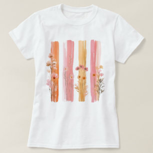 T-shirt Joli brosse florale
