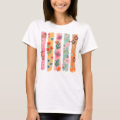 T-shirt Joli brosse florale (Devant)