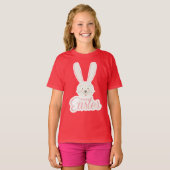 T-shirt Joli Bunny de Pâques oeufs de chasse printemps de  (Devant entier)