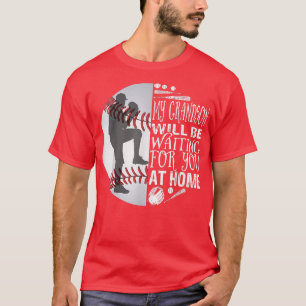 T-shirt Joli Capteur de baseball Grand-mère Grand-père Gra