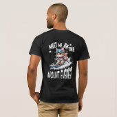 T-shirt Joli CAT.Le chat d'aventure sans peur qui prend. P (Dos entier)