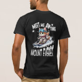 T-shirt Joli CAT.Le chat d'aventure sans peur qui prend. P (Dos)