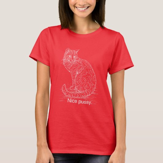 T-SHIRT JOLI CHAT (Devant)