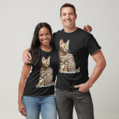 T-shirt Joli chat Bengal avec classique (Unisexe)