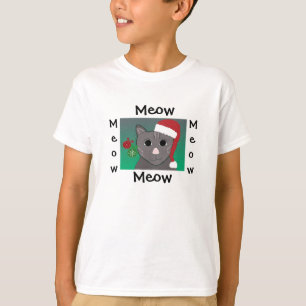 T-shirt Joli chat de Noël