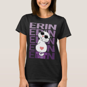 T-shirt Joli Chat - Erin Nom