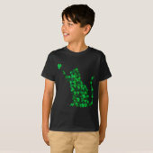 T-shirt Joli chat jour de la Saint-Patrick trèfle chat cha (Devant entier)