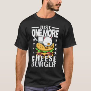 T-shirt Joli Chat Juste Un Autre Cheeseburger