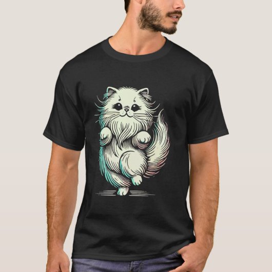 T-shirt Joli chat persan (Devant)