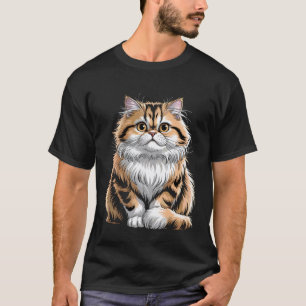 T-shirt Joli chat persan tabby