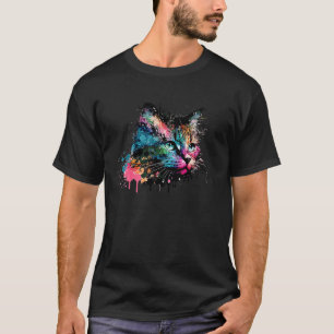 T-shirt Joli chat pour chaton Coloré couleur arc-en-ciel