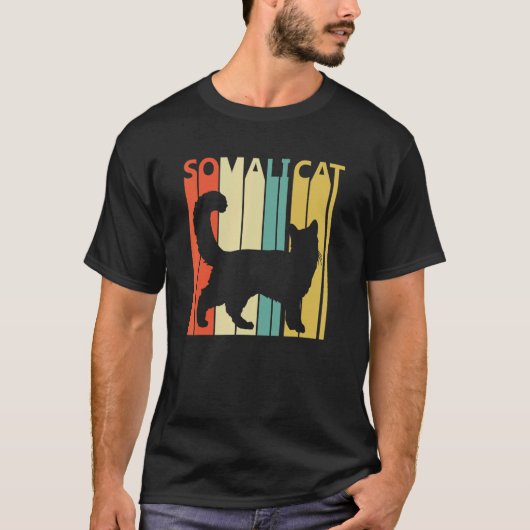 T-shirt Joli chat somalien (Devant)