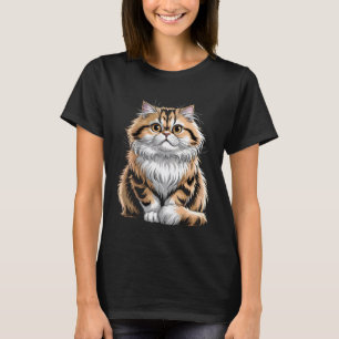 T-shirt Joli chat tabby persan