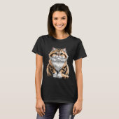 T-shirt Joli chat tabby persan (Devant entier)