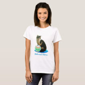 T-shirt Joli chat tigré (Devant entier)