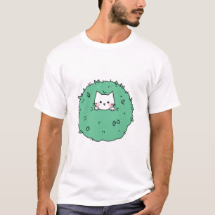 T-shirt Joli Chatons dans un Buisson