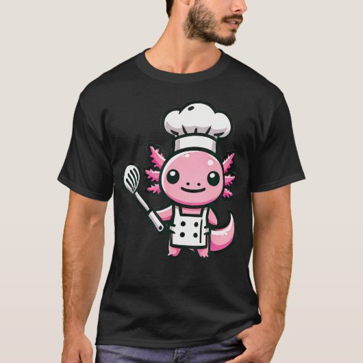 T-shirt Joli Chef Axolotl (Devant)