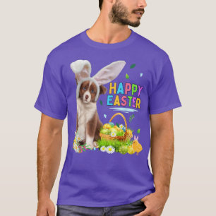T-shirt Joli Chien De Pâques Bunny Et Oeufs Enfants Qui
