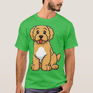 T-shirt Joli chien doré
