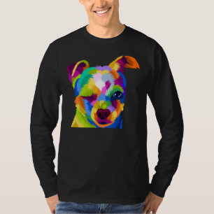 T-shirt Joli Chihuahua Chiuppy Visage Pop Art Portrai