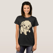 T-shirt Joli chiot (Devant entier)