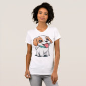 T-shirt Joli chiot (Devant entier)