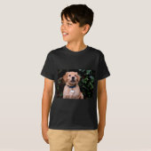 T-shirt Joli chiot photo Golden Retriever Puppy (Devant entier)