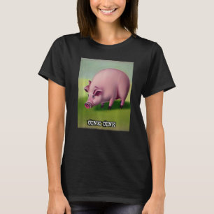 T-shirt Joli Cochon Piggie Rose rose 26