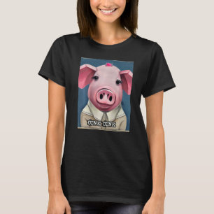 T-shirt Joli Cochon Piggie Rose rose 54