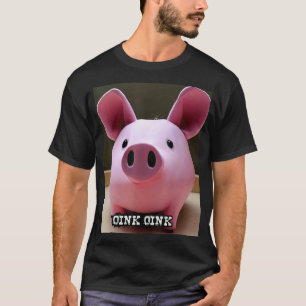 T-shirt Joli Cochon Piggie Rose rose 59