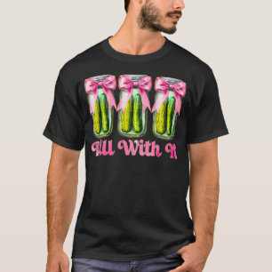 T-shirt Joli Concombre Juste Dillé Avec Un Ruban Coquette