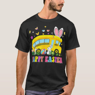 T-shirt Joli conducteur de bus scolaire de Pâques Pâques