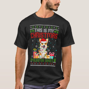 T-shirt Joli Corgi C'est Mon Pyjama De Noël