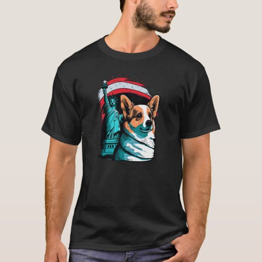 T-shirt Joli Corgi Pembroke Gallois Corgi Cool 31 (Devant)