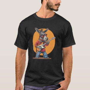 T-shirt Joli costume d'âne guitare pour ânes