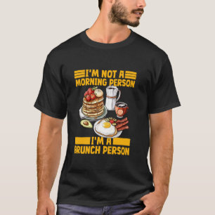 T-shirt Joli Costume de Personne de Brunch pour les Amateu