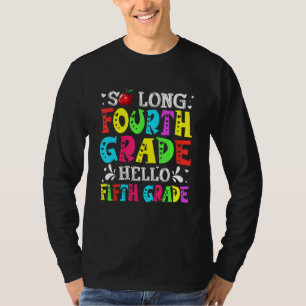 T-shirt Joli Dernier Jour De Quatrième Bonjour 5e Année Re