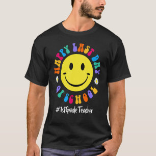 T-shirt Joli dernier jour d'école heureux en première 1re