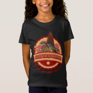 T-Shirt Joli design amusant de sœur dinosaure pour les pet