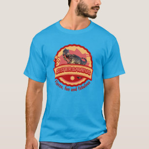 T-shirt Joli design amusant de sœur dinosaure pour sœurs m