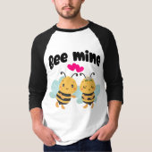T-shirt Joli design "Bee mine" (Devant)