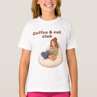 T-shirt Joli design Café & Club Chat