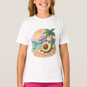 T-shirt Joli design d'avocat tropical pour les amoureux de
