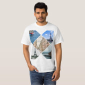 T-shirt joli design parisien (Devant entier)