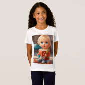 T-Shirt Joli design pour enfants (Devant entier)