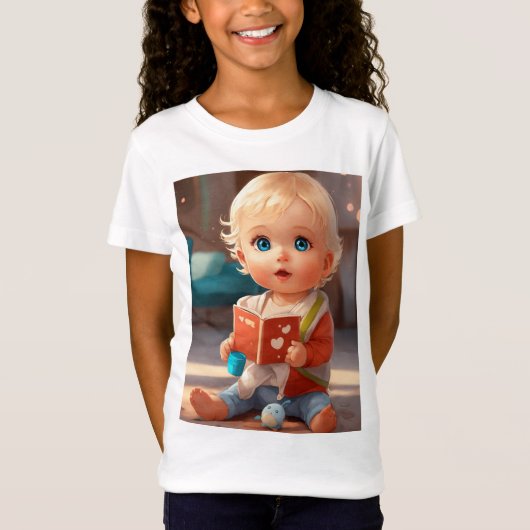 T-Shirt Joli design pour enfants (Devant)