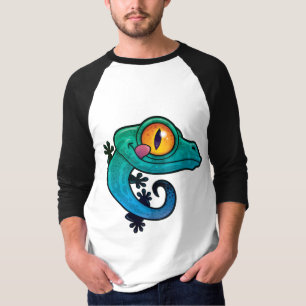 T-shirt Joli dessin coloré Gecko