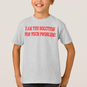 T-shirt Joli dessin "I AM THE SOLUTION" Acheter