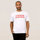 T-shirt Joli dessin "I AM THE SOLUTION" Acheter (Devant entier)