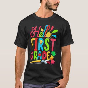 T-shirt Joli élève professeur bonjour première année premi